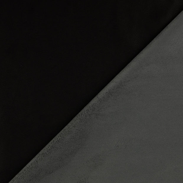 Cuir tissu Noir 