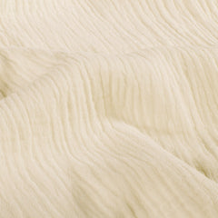 Mousseline Effen Ivoor