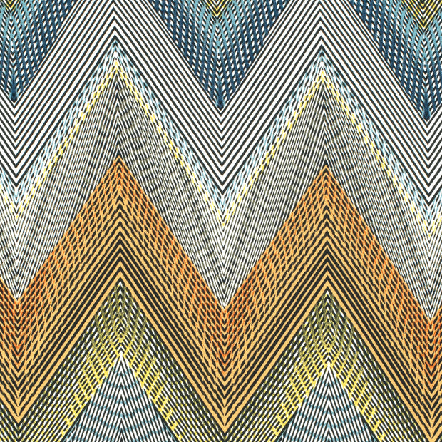 Viscose Jersey fabric Abstract Brique