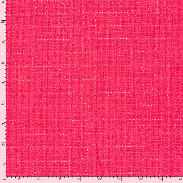 Jacquard fabric Unicolour Dark Red