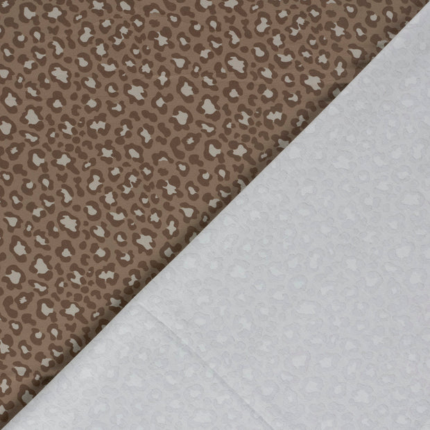 Jersey fabric Leopards printed 