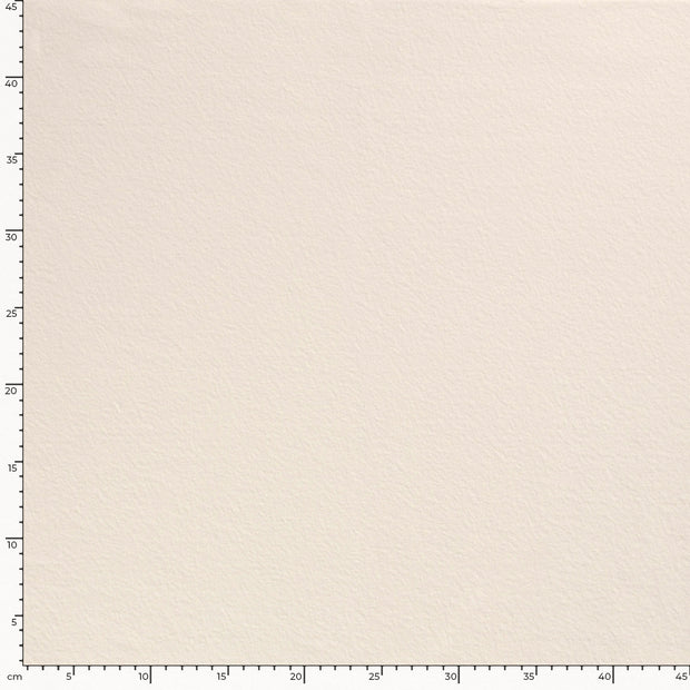 Polaire tissu Unicolore Blanc cassé