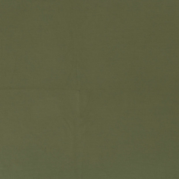 Interlock fabric Khaki Green matte 