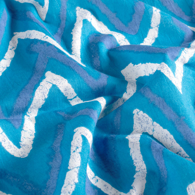 Voile fabric Abstract 