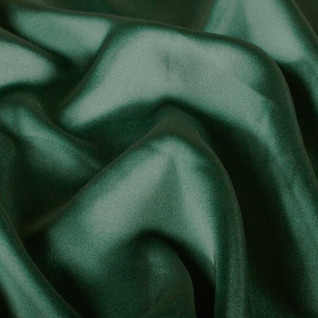 Satin fabric Unicolour Dark Green