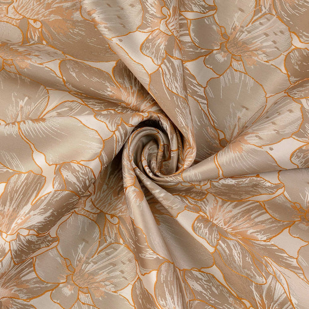 Jacquard fabric Beige 