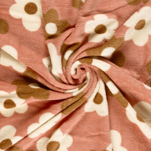 Coral Fleece fabric Coral printed 