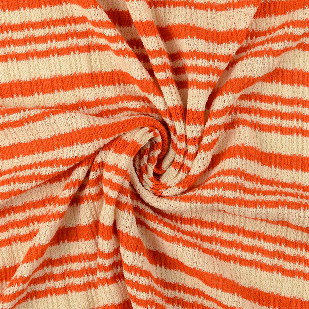 Heavy Knit fabric Orange 