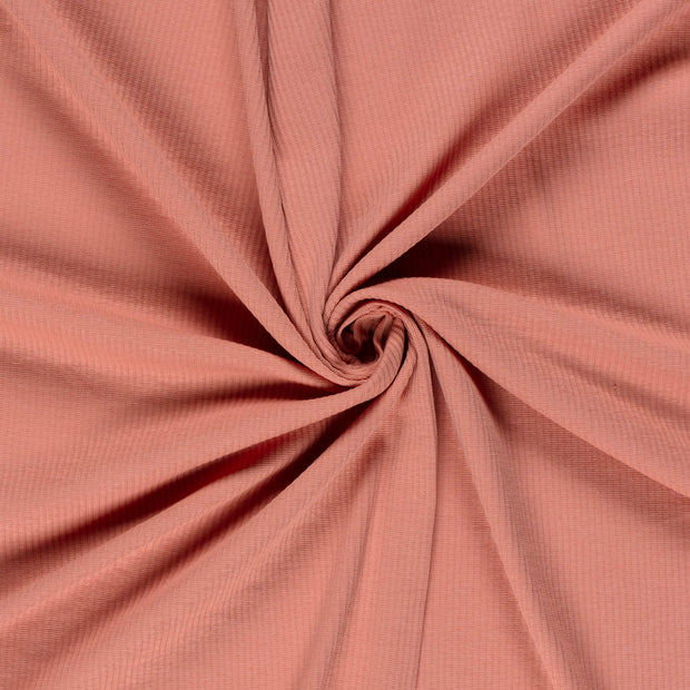Rib Jerséis tela Coral 