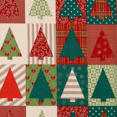 printed Trees Multicolor