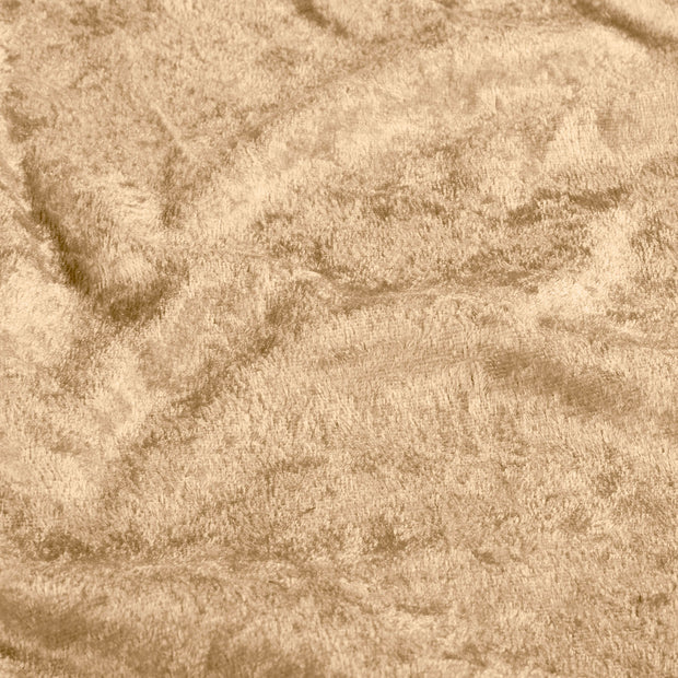 Velours fabric Unicolour Camel