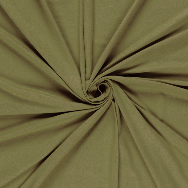 Viscose Jersey fabrik Khaki-Grün 