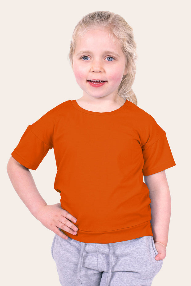 Jersey tissu Unicolore Orange