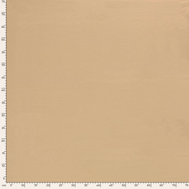 Jersey stof Effen Beige
