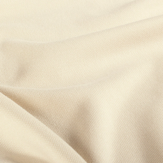 Rib Jersey fabric Unicolour Off White