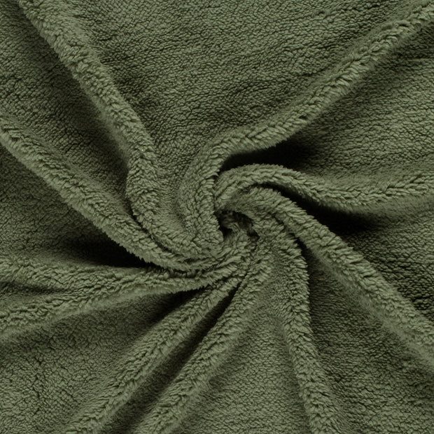 Sherpa Fleece tela Forest Green 