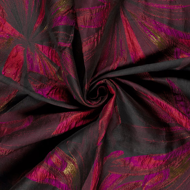 Jacquard stof Fuchsia Lurex 