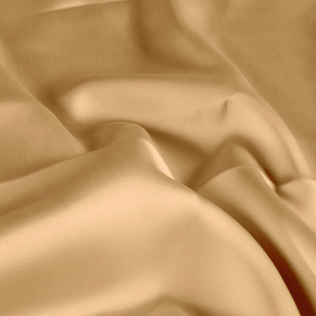 Satin fabrik Uni Beige