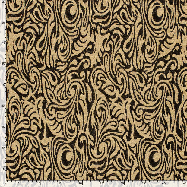 Jacquard fabrik Abstrakt Gold