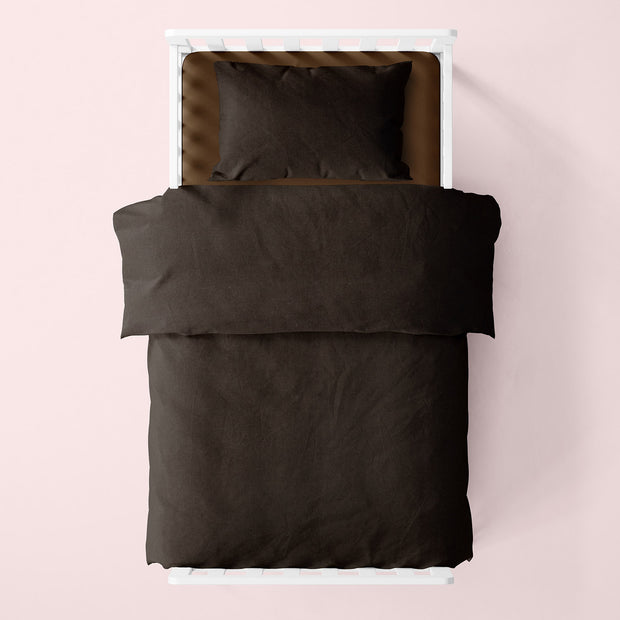 Cretonne Premium tissu Unicolore Marron Foncé