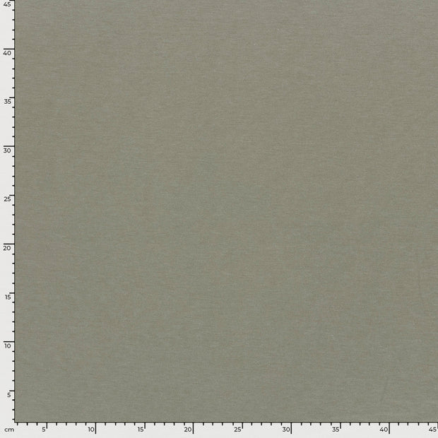 Viscose Jersey stof Melange Kaki groen