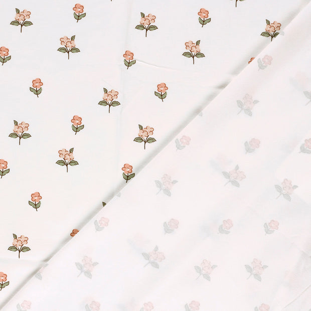 Jersey fabrik Blumen bedruckt 