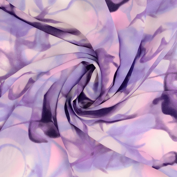 Chiffon fabric Lila 