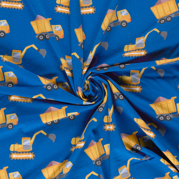 Jersey tissu Cobalt imprimé numérique 