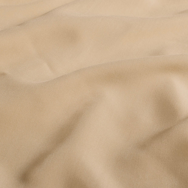 Viscose Poplin stof Effen Beige