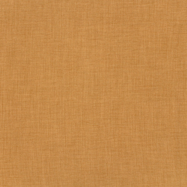 Aspecto lino tela Camel semitransparente 