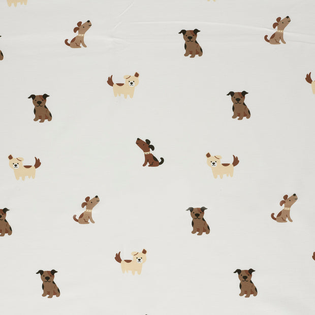 French Terry fabric Off White matte 