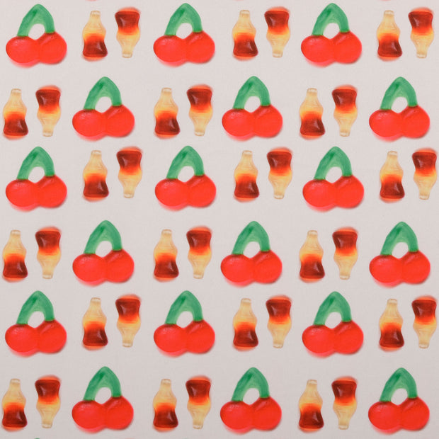 Jersey de Polyester tissu Bonbon Multicolore