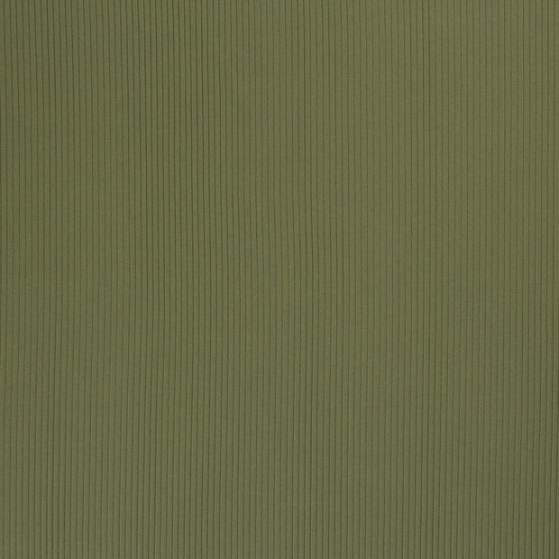 Rib Jersey fabric Forest Green soft 