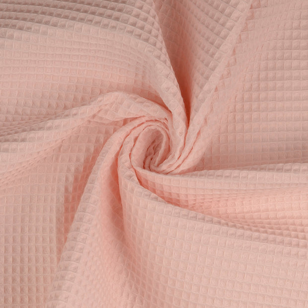 Waffelpiqué fabrik Helles Pink 
