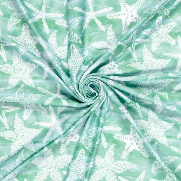 Swimwear Jersey UPF50 Recycled tela Menta estampación digital 