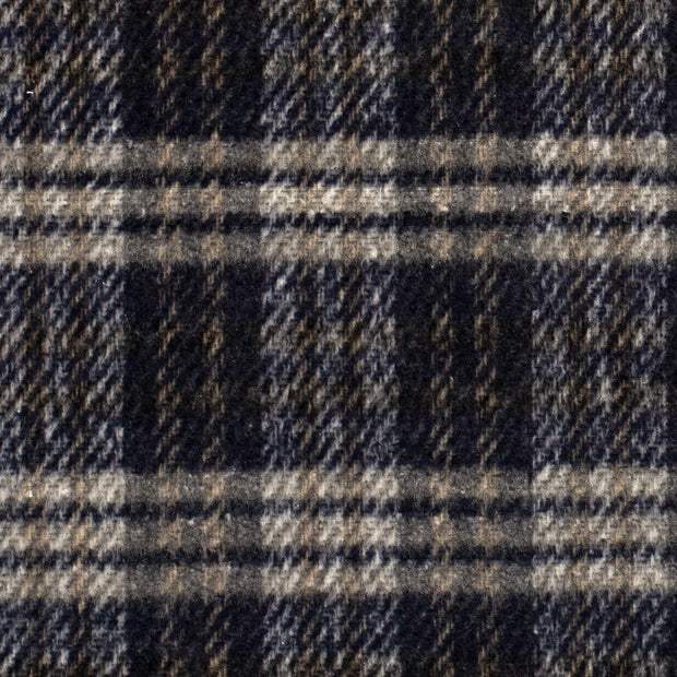 Jacquard fabric Checks Steel Blue