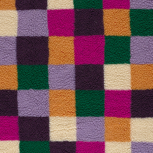 Sherpa Fleece fabrik Fuchsia matt 