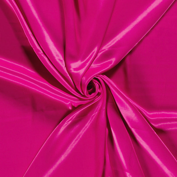 Viscose Satin fabrik Fuchsia 