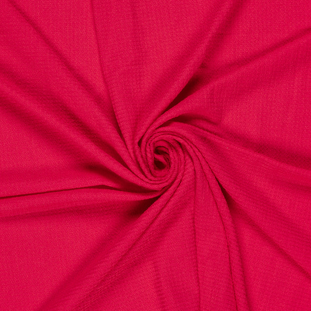 Polyester Bubble tela Rojo oscuro 