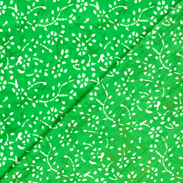 Voile fabric Flowers printed 