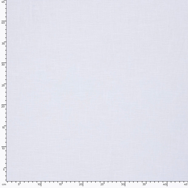 Linen fabric Unicolour White