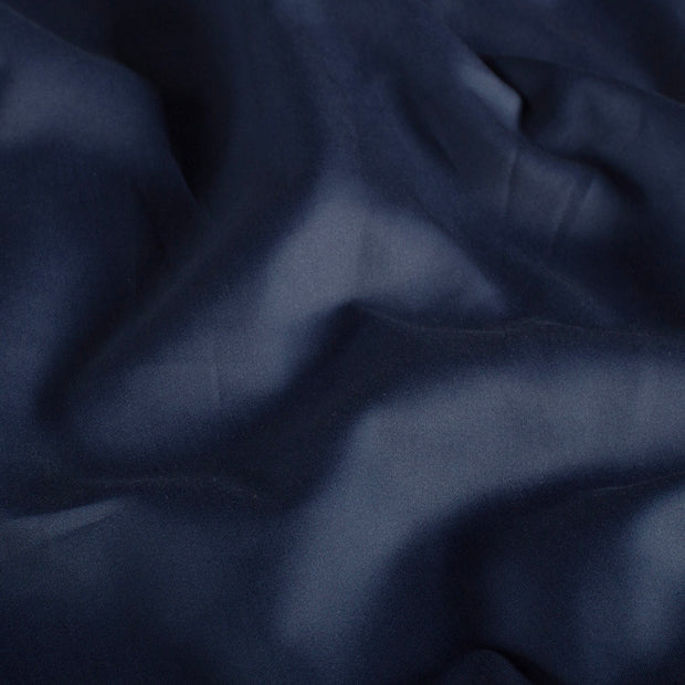 Satin fabric Unicolour Navy
