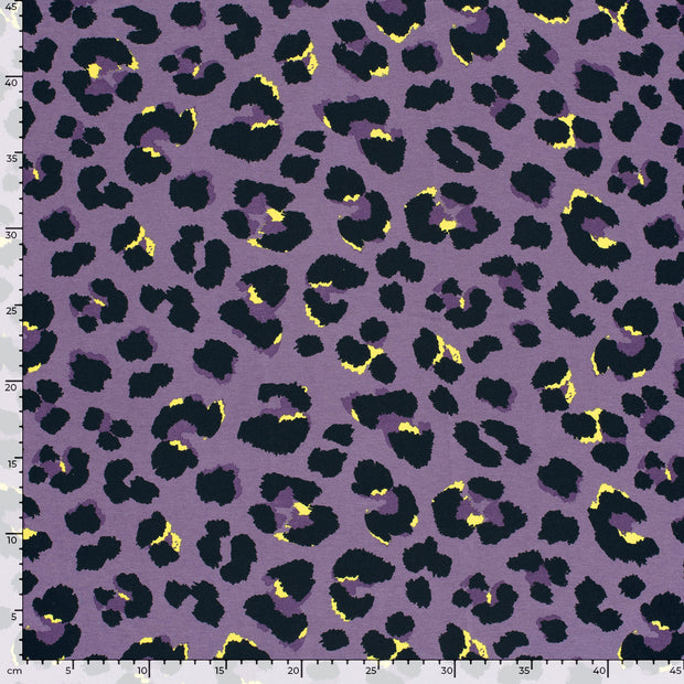 Viscose Jersey fabric Panther Magenta