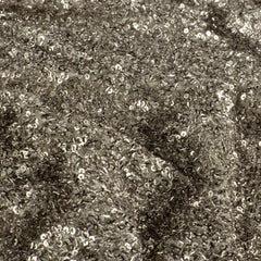 Mesh Paillette Uni Beige