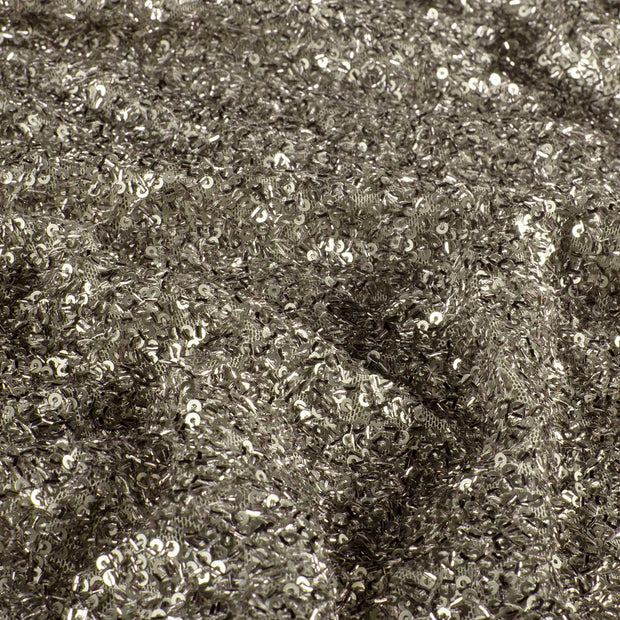 Mesh fabrik Uni Beige