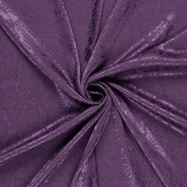 Satin Jacquard fabric Purple 