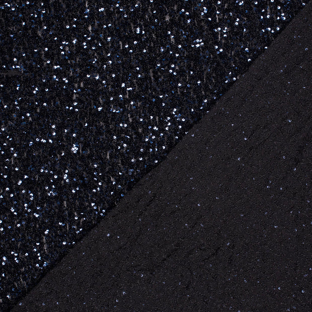 Mesh fabric Unicolour Sequins 