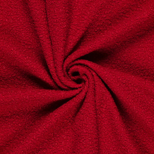 Bouclé fabric Red 