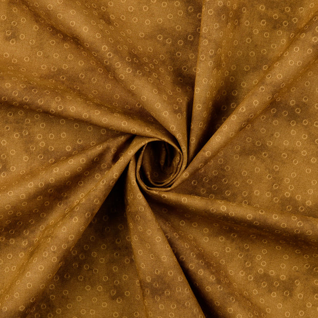 Cotton Poplin fabric Brown 