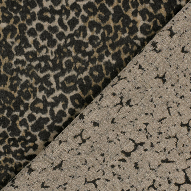 Jacquard fabric Leopards 